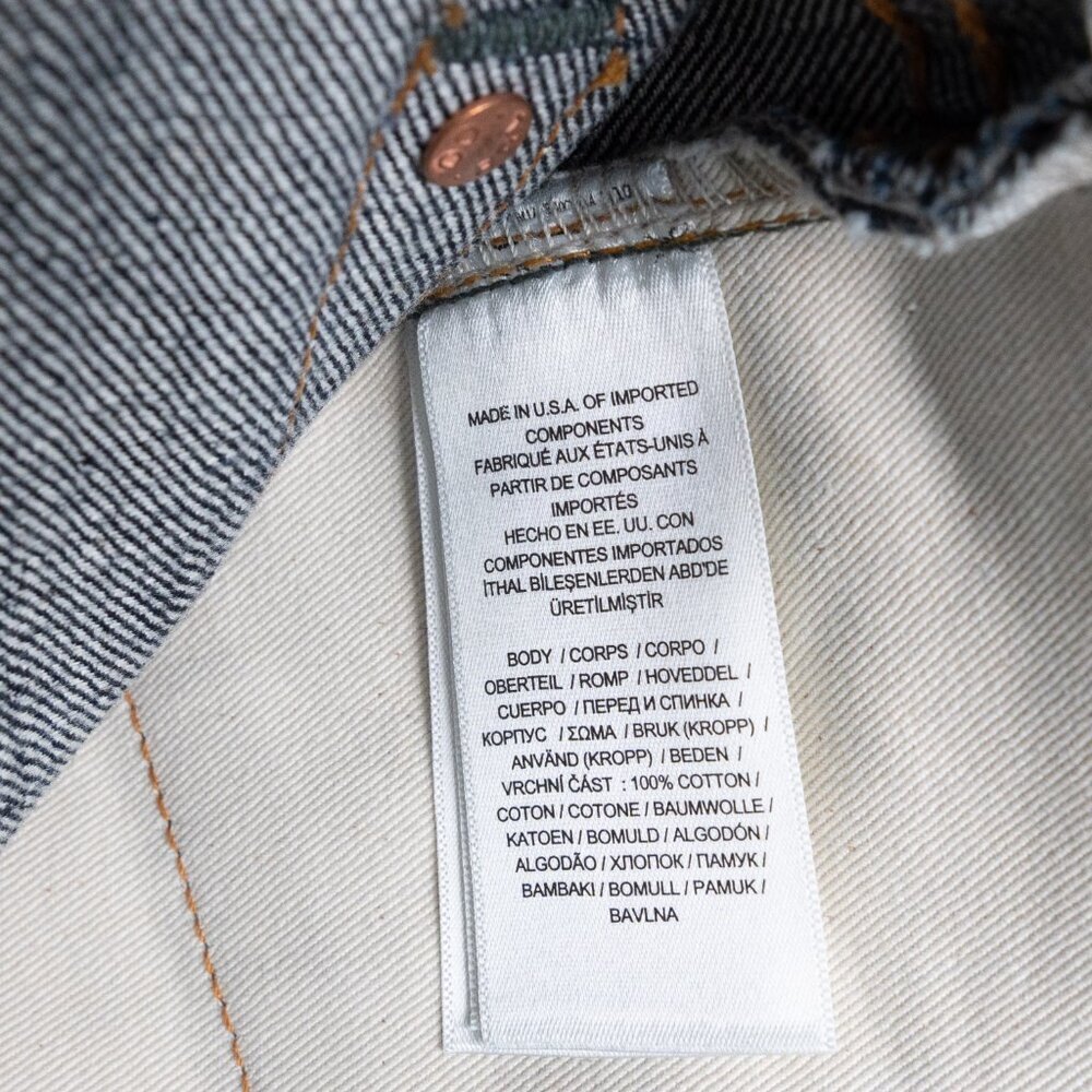 RRL Ralph Lauren Selvedge Denim Jeans 31x30 East West Slim Fit Made in USA - Picture 15 of 16
